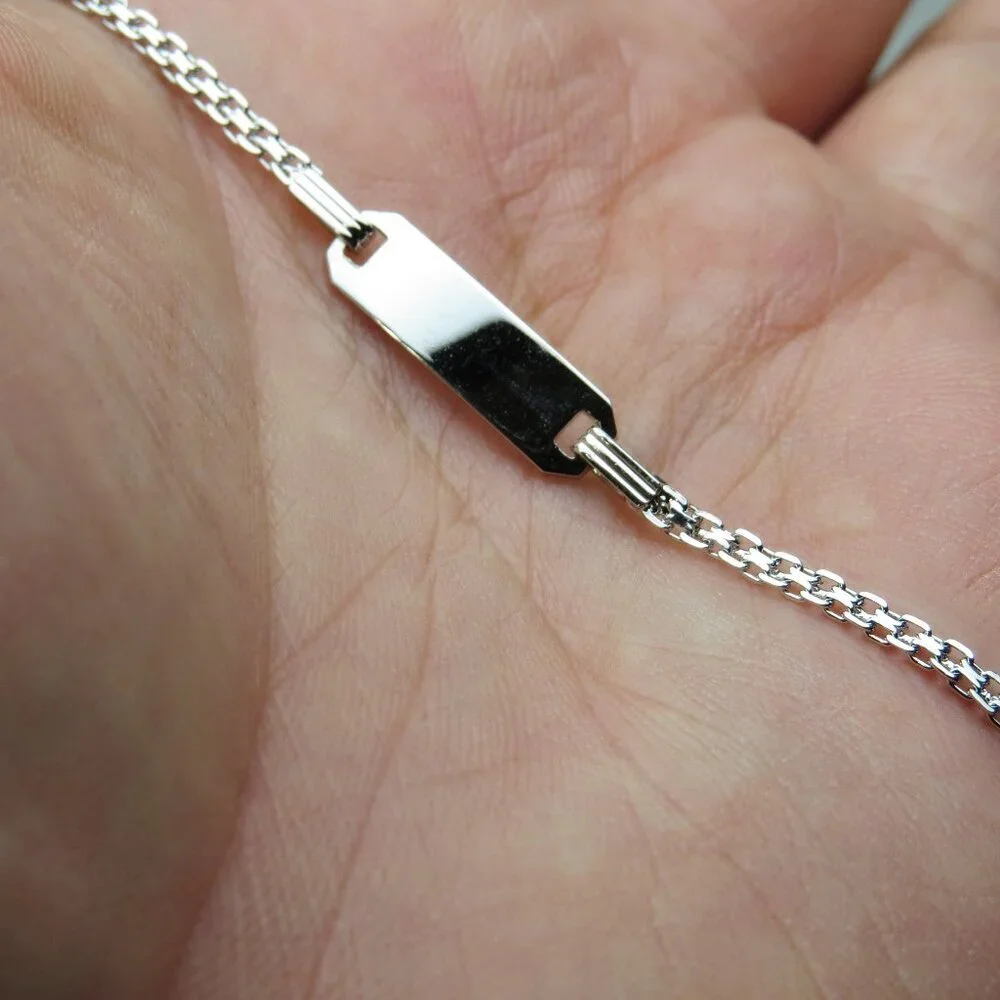 *925 Sterling Silver Baby Bracelet Bismark